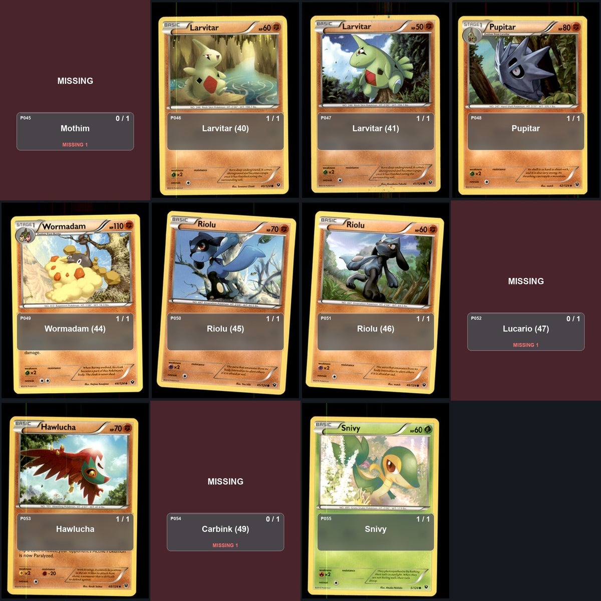 Pokemon TCG XY - Fates Collide C/UC/R Standard Set 75 Cards