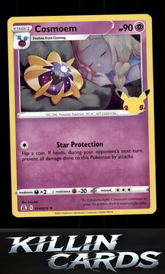 Cosmoem 014/025 Pokemon Holo Rare Celebrations Card NM