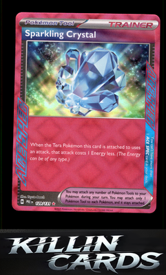 Sparkling Crystal 129/131 Pokemon ACE SPEC Rare SV: Prismatic Evolutions Card NM
