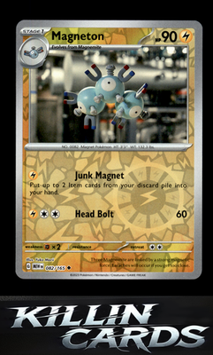 Reverse Holofoil Magneton 082/165 Pokemon Uncommon SV: Scarlet & Violet 151 Card