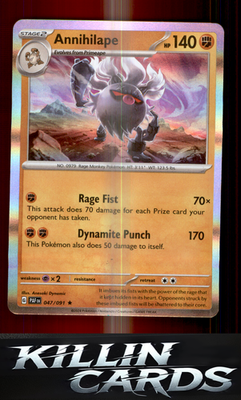 Annihilape - 047/091 047/091 Pokemon Rare SV: Paldean Fates Card NM