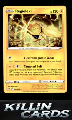 Regieleki 051/189 Pokemon Rare SWSH10: Astral Radiance Card NM