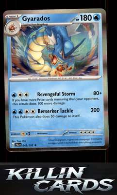 Gyarados 043/193 Pokemon Rare SV02: Paldea Evolved Card NM