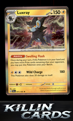 Luxray 071/193 Pokemon Rare SV02: Paldea Evolved Card NM