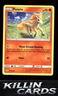 Ponyta 23/236 Pokemon Common SM - Cosmic Eclipse Card LP