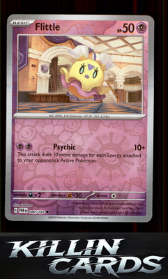 Reverse Holofoil Flittle - 080/182 080/182 Pokemon Common SV04: Paradox Rift Car