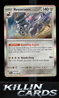 Revavroom 142/198 Pokemon Rare SV01: Scarlet & Violet Base Set Card NM