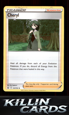 Cheryl 123/163 Pokemon Uncommon SWSH05: Battle Styles Card NM