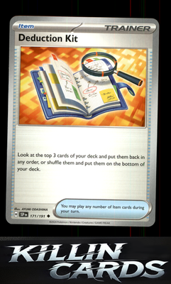 Deduction Kit 171/191 Pokemon Uncommon SV08: Surging Sparks Card NM
