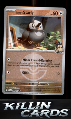 Reverse Holofoil Larry's Starly (Poke Ball) 168/217 Pokemon Common ME: Ascended