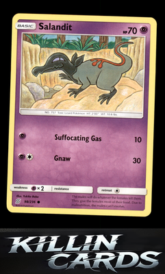 Salandit (98) 98/236 Pokemon Common SM - Unified Minds Card NM