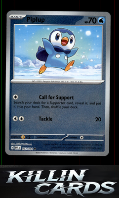 Reverse Holofoil Piplup - 027/094 027/094 Pokemon Common ME02: Phantasmal Flames