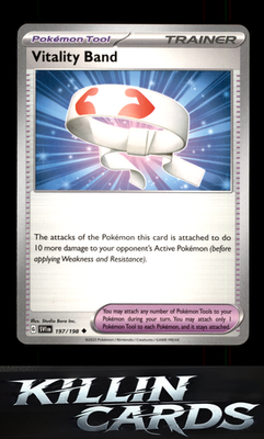 Vitality Band 197/198 Pokemon Uncommon SV01: Scarlet & Violet Base Set Card NM