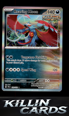 Roaring Moon 109/162 Pokemon Rare SV05: Temporal Forces Card NM