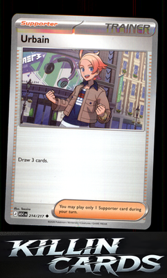 Urbain 214/217 Pokemon Uncommon ME: Ascended Heroes Card NM