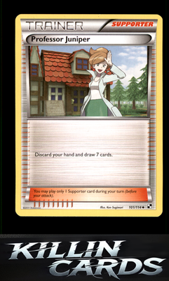 Professor Juniper 101/114 Pokemon Uncommon Black and White Card NM