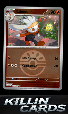 Reverse Holofoil Raboot (Friend Ball) 037/217 Pokemon Common ME: Ascended Heroes