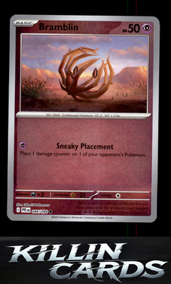 Reverse Holofoil Bramblin 046/094 Pokemon Common ME02: Phantasmal Flames Card NM