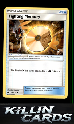 Fighting Memory 94/111 Pokemon Uncommon SM - Crimson Invasion Card LP