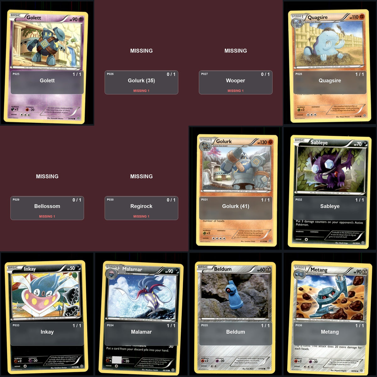Pokemon TCG XY - Ancient Origins C/UC/R Standard Set 50 Cards