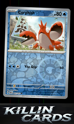 Reverse Holofoil Corphish 047/167 Pokemon Common SV06: Twilight Masquerade Card