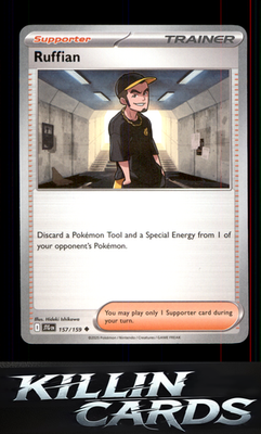 Ruffian - 157/159 157/159 Pokemon Uncommon SV09: Journey Together Card NM