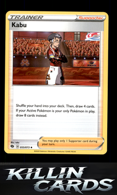 Kabu 55/73 Pokemon Uncommon Champion's Path Card NM