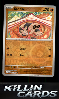 Reverse Holofoil Sandile - 115/198 115/198 Pokemon Common SV01: Scarlet & Violet