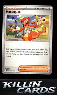 Harlequin 083/086 Pokemon Uncommon SV: White Flare Card NM