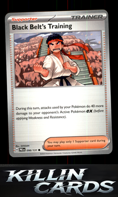Black Belt's Training - 098/131 098/131 Pokemon Common SV: Prismatic Evolutions