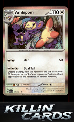 Ambipom - 079/094 079/094 Pokemon Rare ME02: Phantasmal Flames Card NM