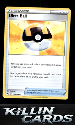 Ultra Ball 146/159 Pokemon Uncommon SWSH: Crown Zenith Card NM