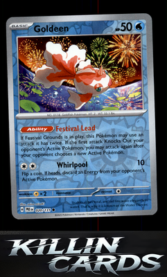 Reverse Holofoil Goldeen 020/131 Pokemon Common SV: Prismatic Evolutions Card NM
