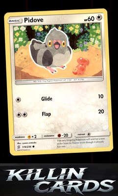 Pidove 174/236 Pokemon Common SM - Unified Minds Card NM