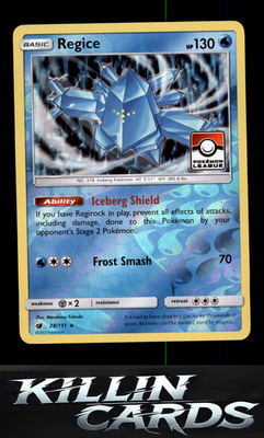 Regice - 28/111 (Pokemon League) 028/111 Pokemon Promo League & Championship Car