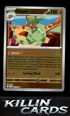 Reverse Holofoil Flygon - 053/094 053/094 Pokemon Rare ME02: Phantasmal Flames C