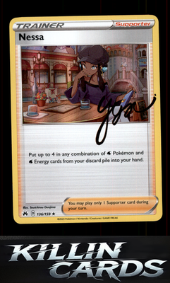 Nessa 136/159 Pokemon Holo Rare SWSH: Crown Zenith Card NM