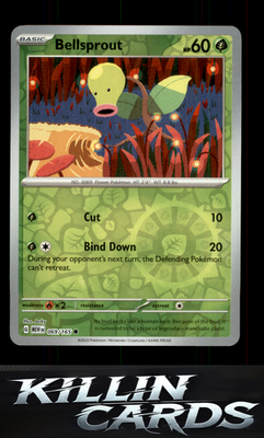 Bellsprout 069/165 Pokemon Common SV: Scarlet & Violet 151 Card NM