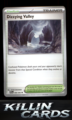Dizzying Valley 088/094 Pokemon Uncommon ME02: Phantasmal Flames Card NM