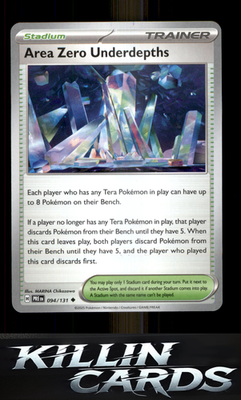 Area Zero Underdepths 094/131 Pokemon Uncommon SV: Prismatic Evolutions Card NM