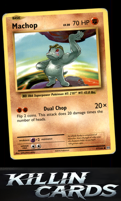 Machop 57/108 Pokemon Common XY - Evolutions Card LP
