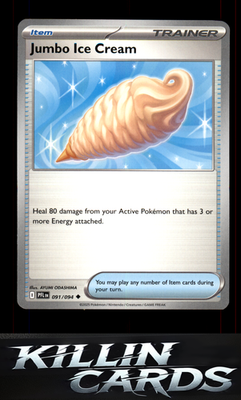 Jumbo Ice Cream 091/094 Pokemon Uncommon ME02: Phantasmal Flames Card NM