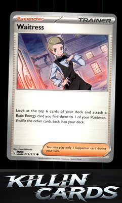 Waitress 215/217 Pokemon Common ME: Ascended Heroes Card NM