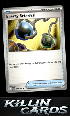 Energy Retrieval 082/086 Pokemon Uncommon SV: White Flare Card NM