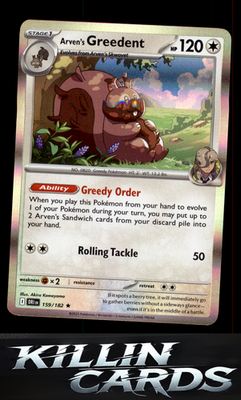 Arven's Greedent - 159/182 (Cosmo Holo) 159/182 Pokemon Promo Miscellaneous Card