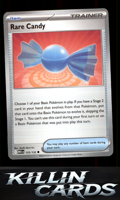 Rare Candy - 125/132 125/132 Pokemon Common ME01: Mega Evolution Card NM