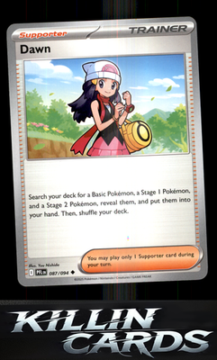 Dawn 087/094 Pokemon Uncommon ME02: Phantasmal Flames Card NM
