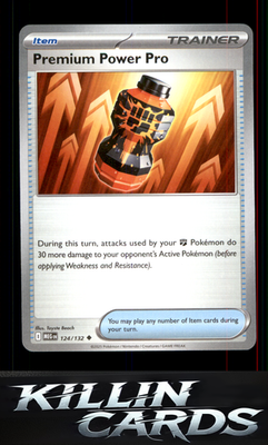 Premium Power Pro - 124/132 124/132 Pokemon Uncommon ME01: Mega Evolution Card N