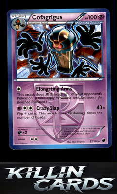 Cofagrigus (Team Plasma) (57) 57/116 Pokemon Rare Plasma Freeze Card LP