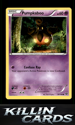 Pumpkaboo 56/146 Pokemon Common XY Base Set Card NM